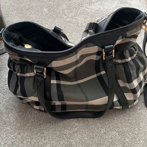 Burberry diaper bag
